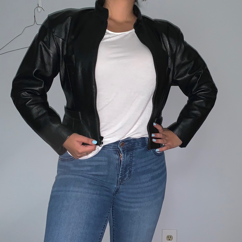 leather jacket